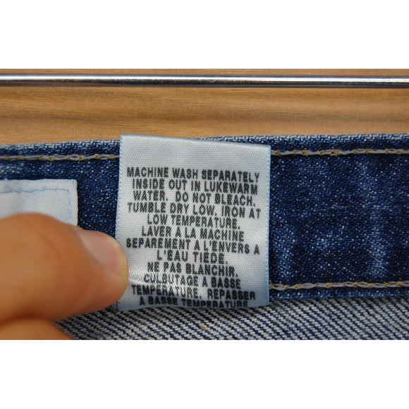 French Dressing Jeans Womens 12 Blue Denim Contour Easy Fit High Rise Tapered - Picture 6 of 13